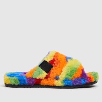 UGG multi fluff you cali pride slippers UGG multi fluff you cali pride slippers