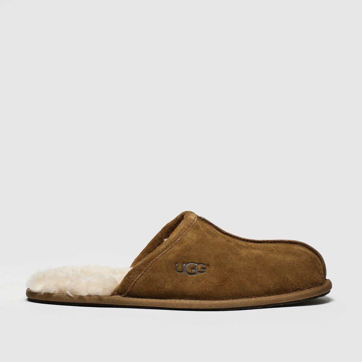 UGG® Scuff for Men in Brown, Size 7, Suede/Polyester/Wool