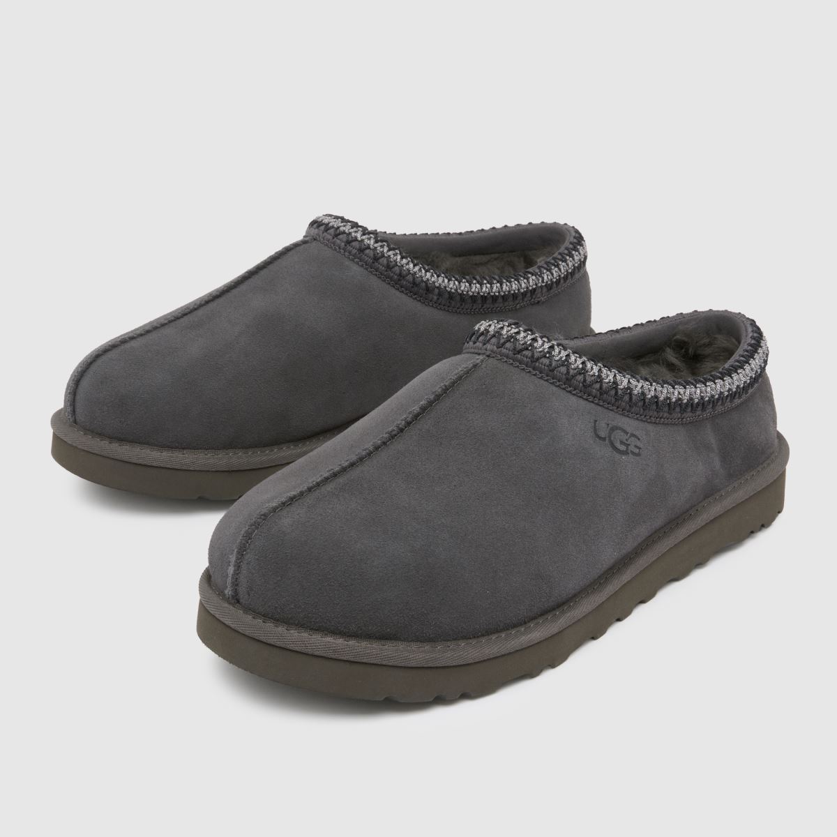 Mens Dark Grey UGG Tasman II Slippers schuh