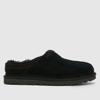 UGG Black Neuman Mens Slippers