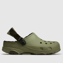 Herren Crocs Grün All Terrain Lined Clog Hausschuhe Crocs All Terrain Lined Clog,1 von 4