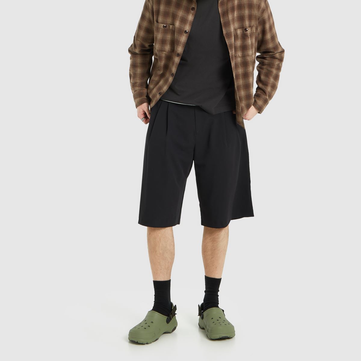 Herren Crocs Grün All Terrain Lined Clog Hausschuhe Crocs All Terrain Lined Clog 8