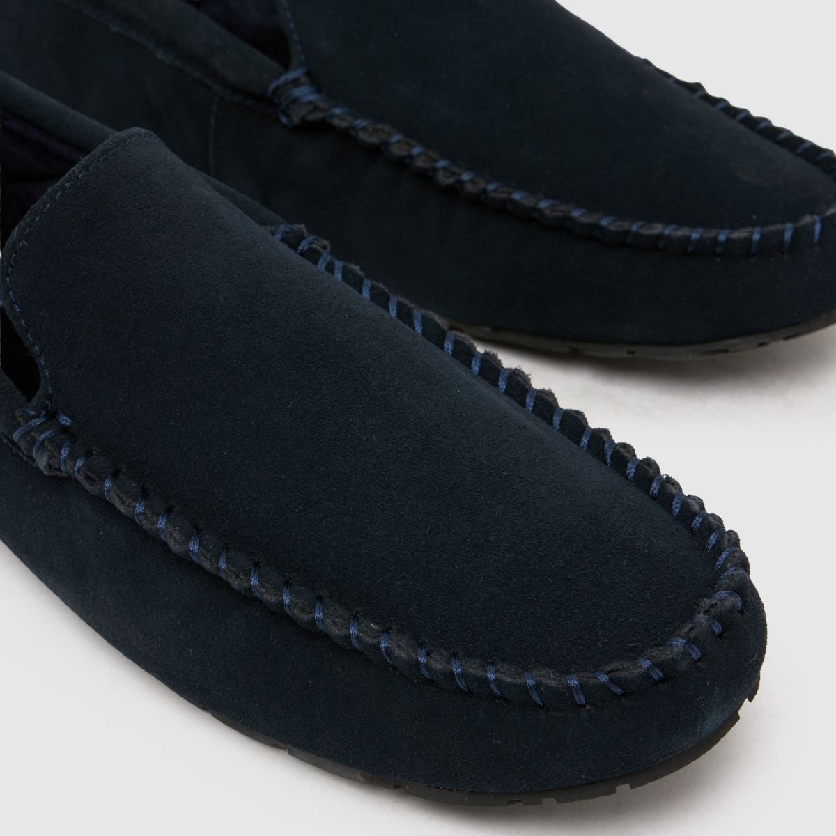 schuh Sandro Suede Mocassin in Navy schuh Sandro Suede Mocassin 4