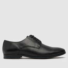 Mens Black schuh Ramon Leather Derby Shoes | schuh