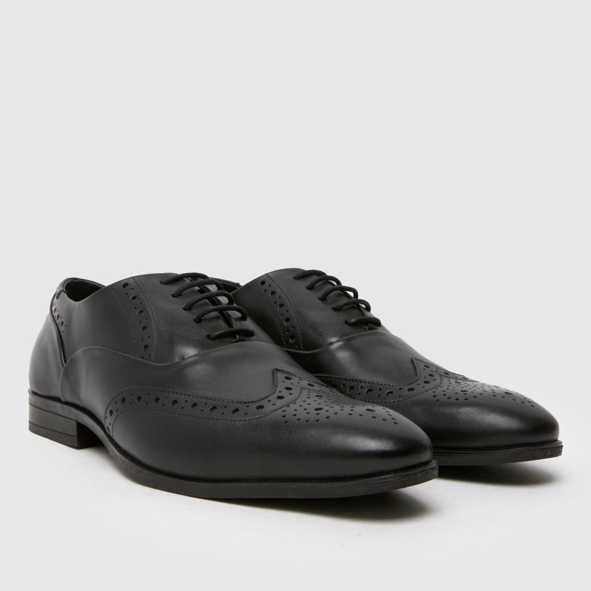 schuh Row Brogue in Black schuh Row Brogue 1