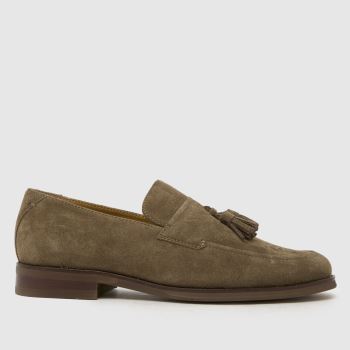 schuh Taupe Ronen Suede Loafer Mens Shoes