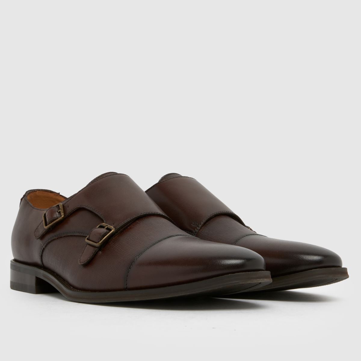 schuh Rocky Leather Monk in Brown schuh Rocky Leather Monk 1