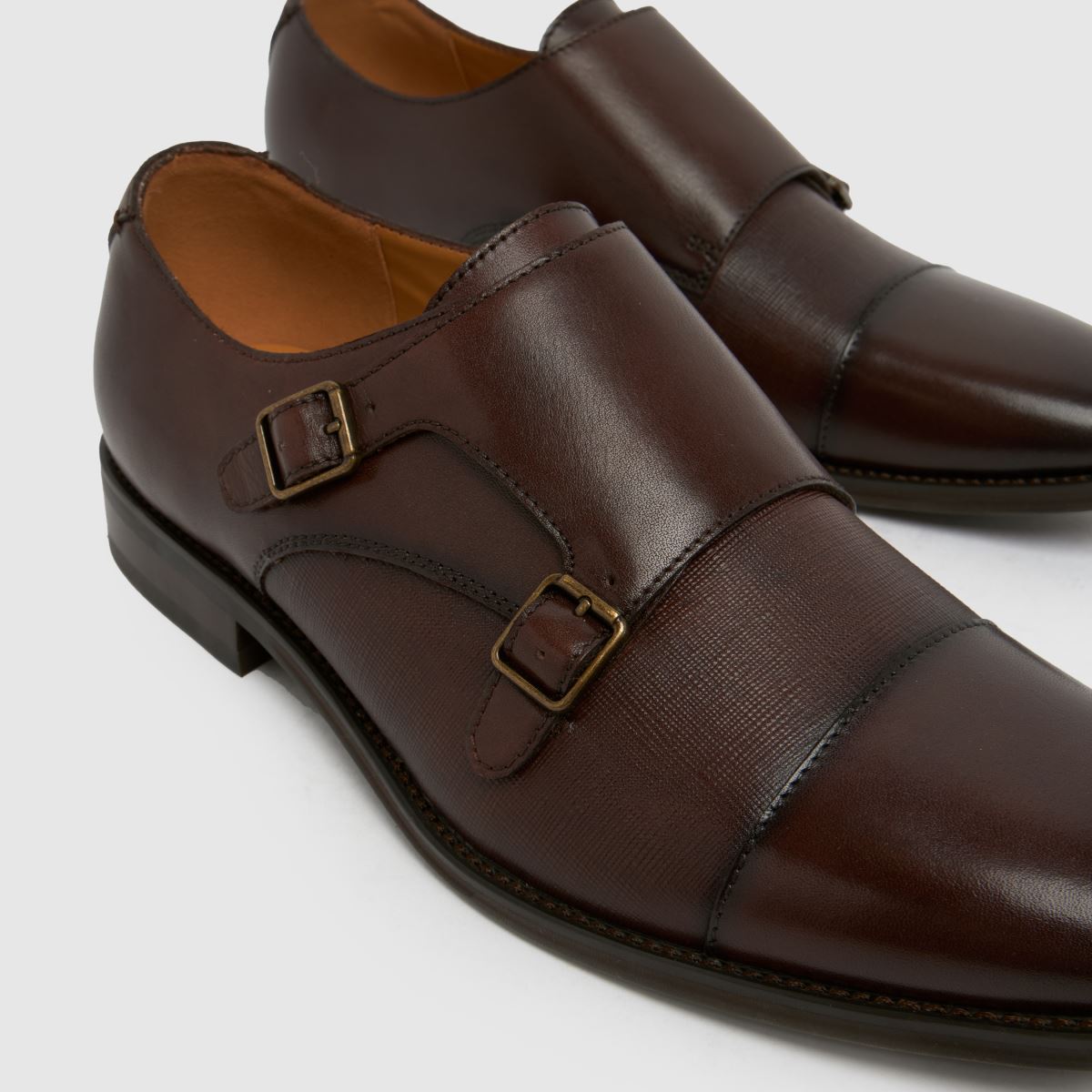 schuh Rocky Leather Monk in Brown schuh Rocky Leather Monk 4