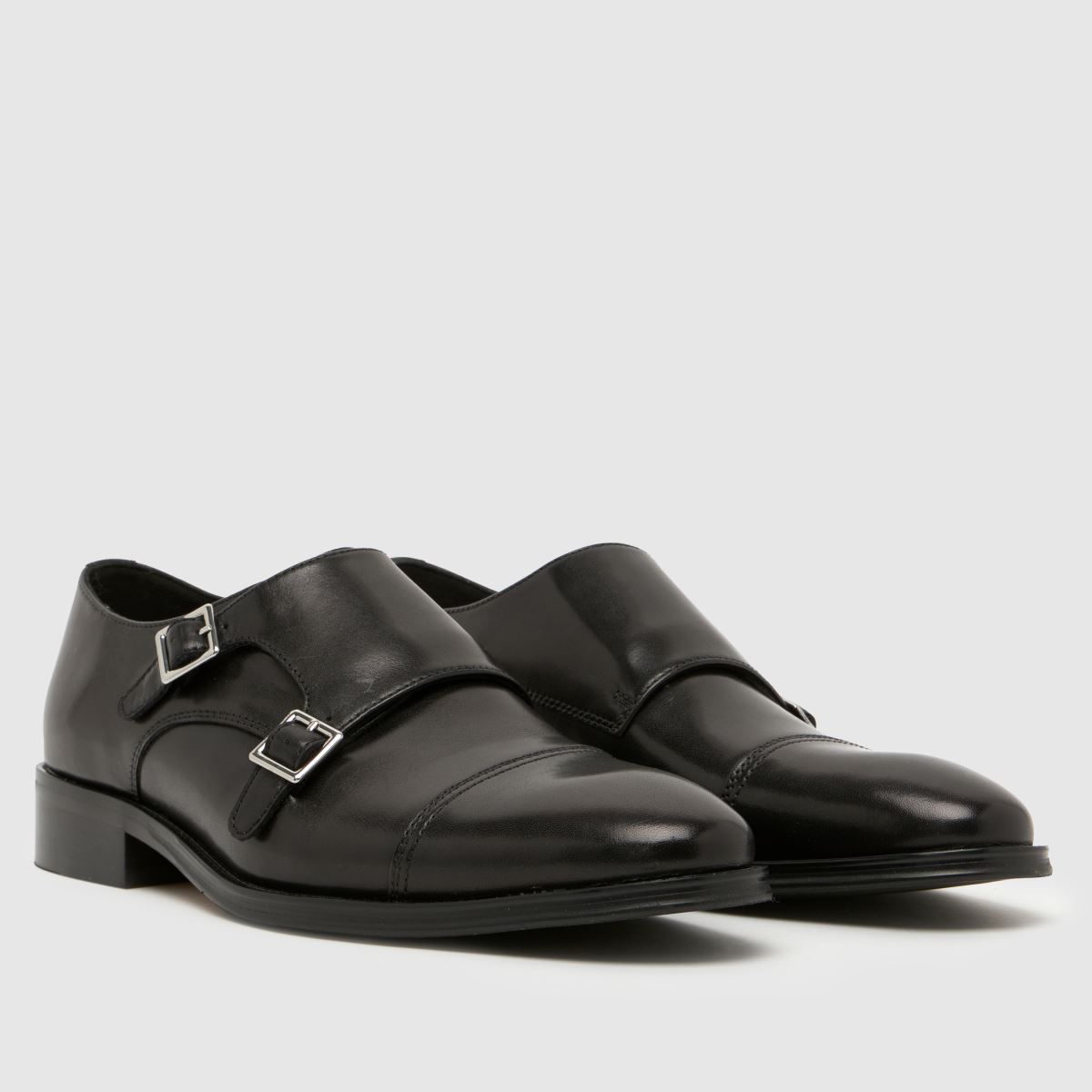 schuh Major Leather Monk in Black schuh Major Leather Monk 1