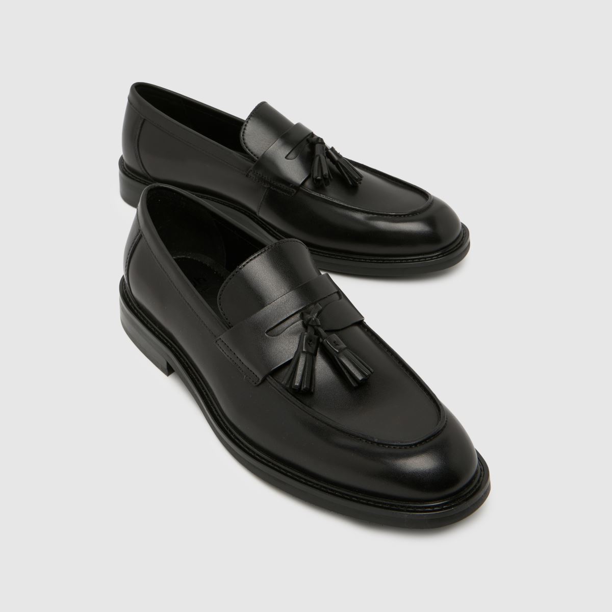 schuh Rugby Leather Tassel Loafer in Black schuh Rugby Leather Tassel Loafer 4