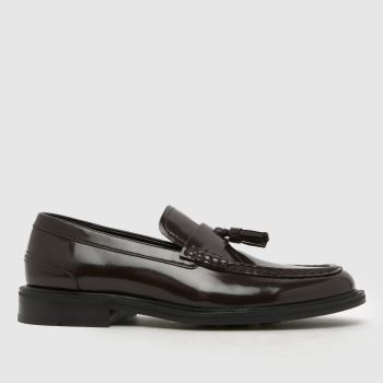 schuh Burgundy Robin Tassel Loafer Mens Shoes