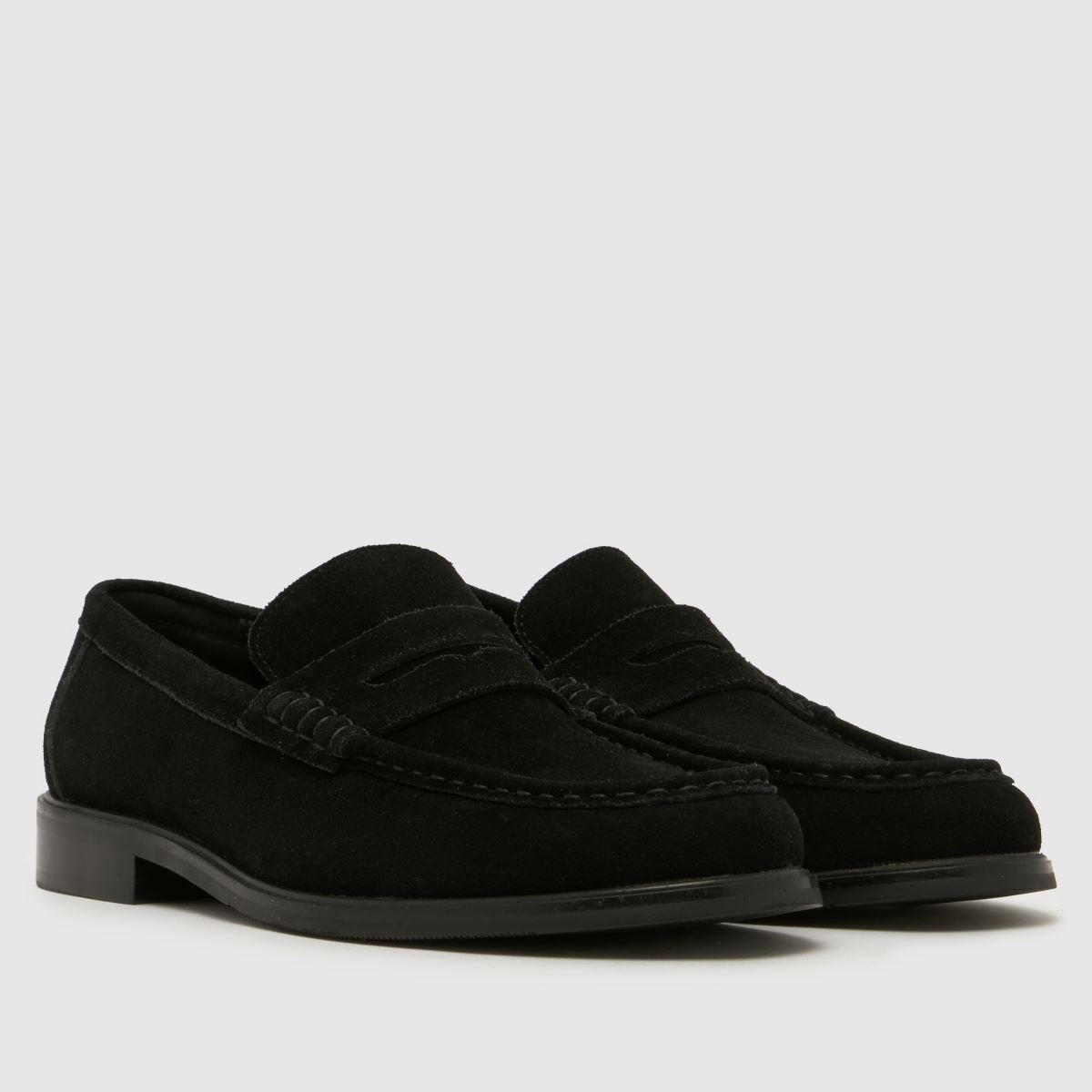 schuh Raymon Suede Loafer in Black schuh Raymon Suede Loafer 1