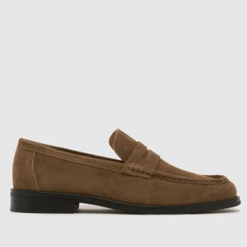 schuh Taupe Raymon Suede Loafer Mens Shoes