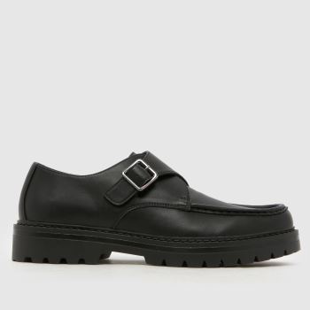 schuh Black Rafferty Monk Mens Shoes