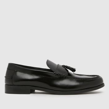 schuh Black Ryder Leather Loafer Mens Shoes
