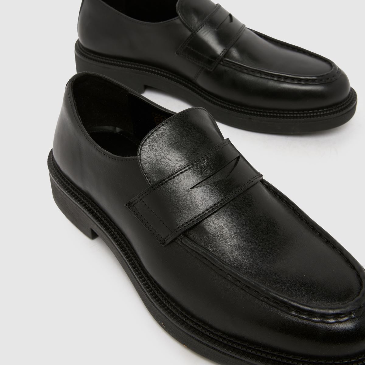 schuh Rykard Leather Loafer in Black schuh Rykard Leather Loafer 4