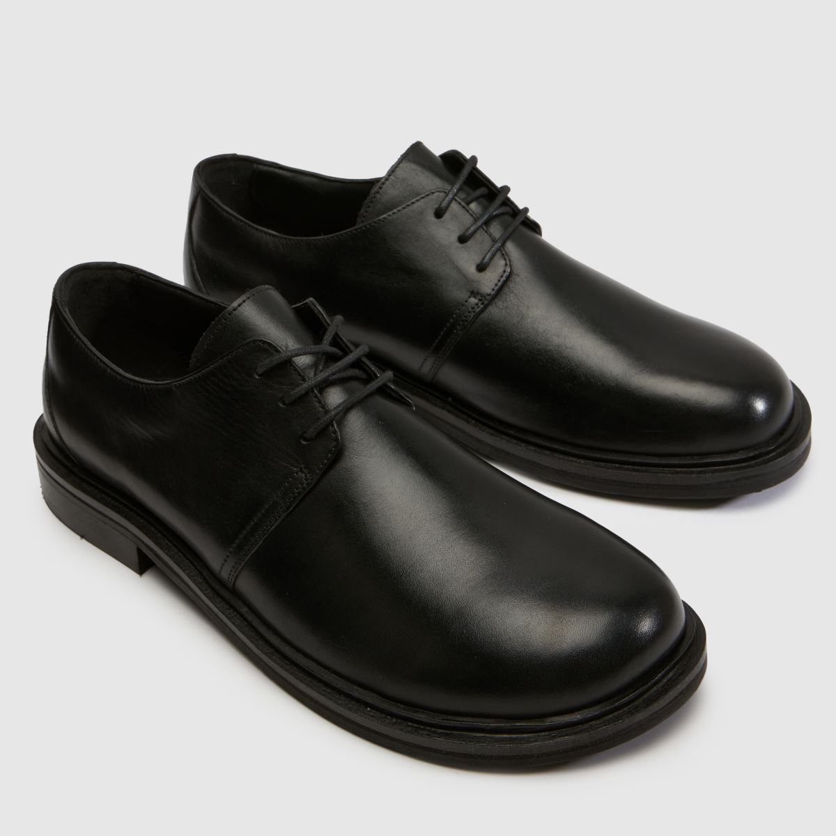 Herren schuh Schwarz Madrid Leather Derby Schuhe schuh Madrid Leather Derby 7