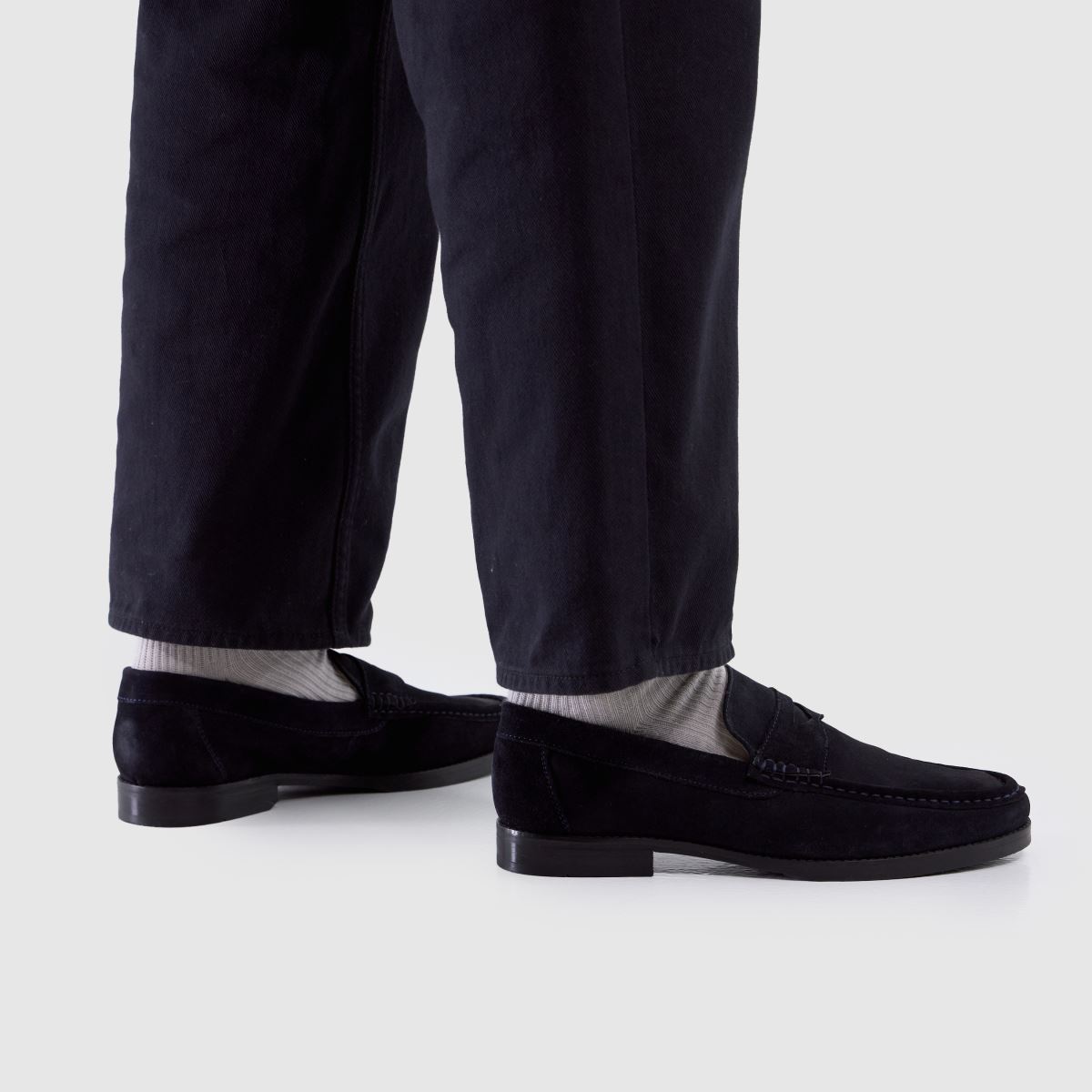 schuh Ryle Suede Loafer in Navy schuh Ryle Suede Loafer 8