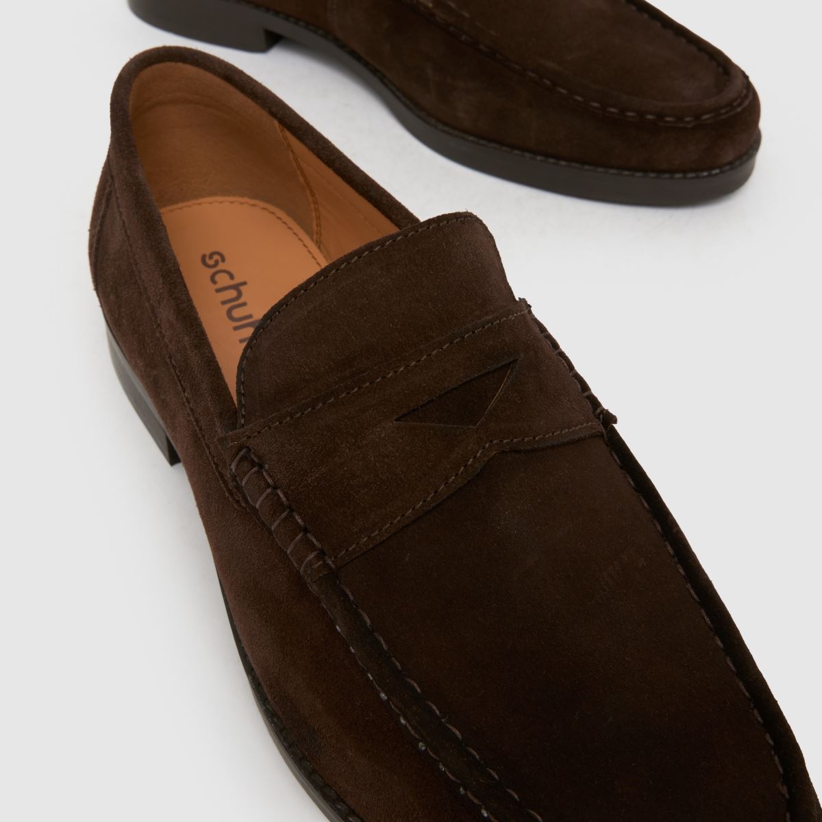 schuh Ryle Suede Loafer in Brown schuh Ryle Suede Loafer 4