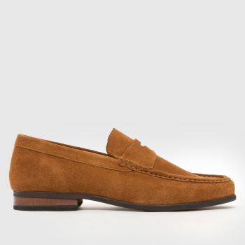 schuh Tan Rico Suede Loafer Mens Shoes