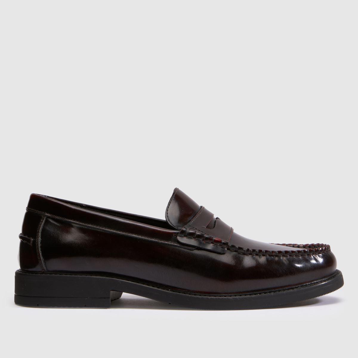 Herren schuh Weinrot Remi Leather Penny Loafer Schuhe schuh Remi Leather Penny Loafer