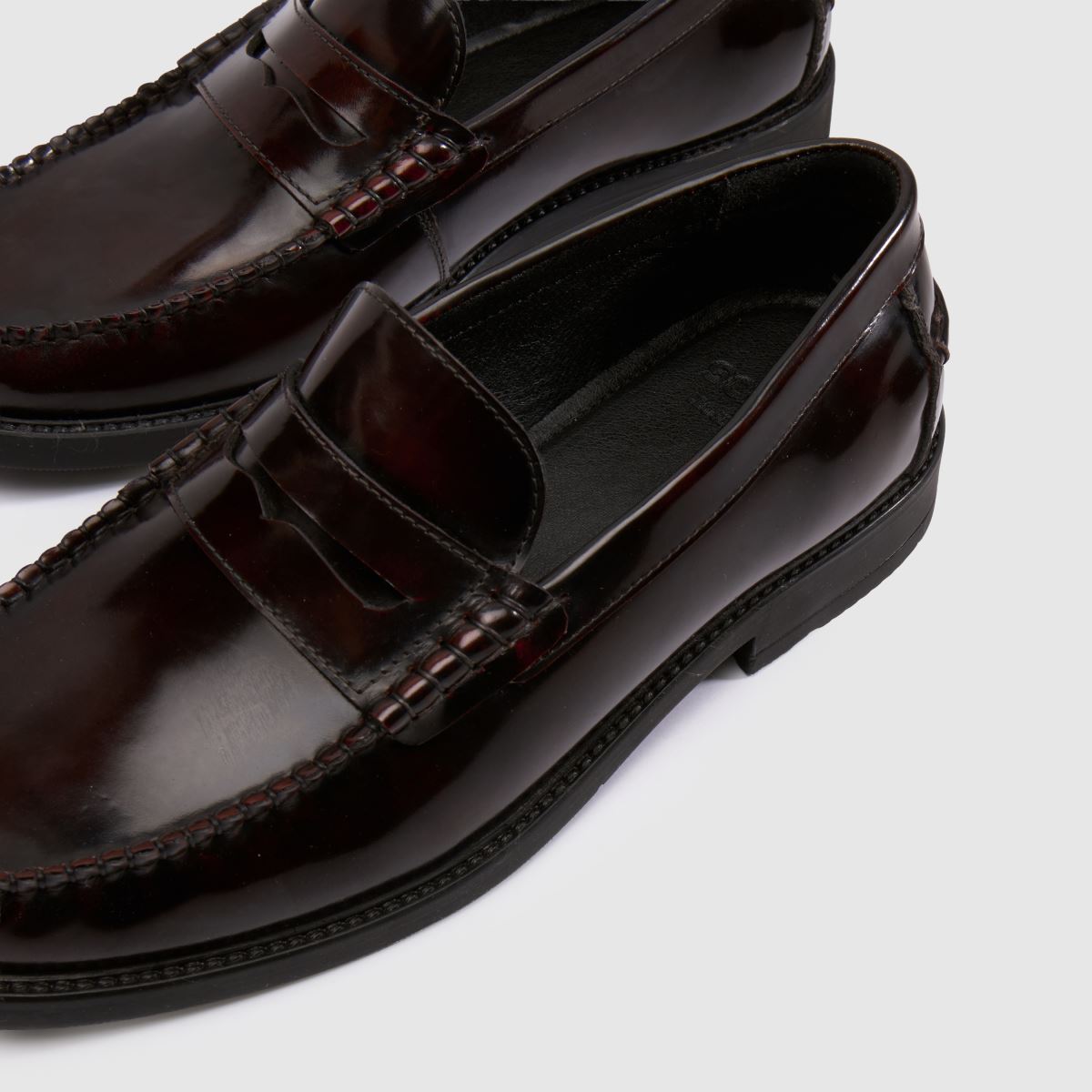 Herren schuh Weinrot Remi Leather Penny Loafer Schuhe schuh Remi Leather Penny Loafer 7