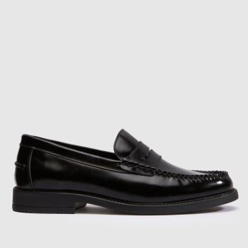 schuh Schwarz Remi Leather Penny Loafer Herren Schuhe