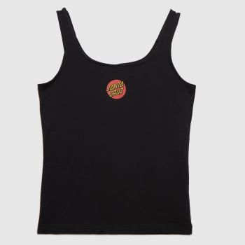 Santa Cruz classic dot vest in black Santa Cruz classic dot vest in black