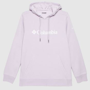 Columbia logo hoodie in lilac Columbia logo hoodie in lilac