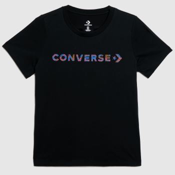 Converse short sleeve t-shirt in black Converse short sleeve t-shirt in black