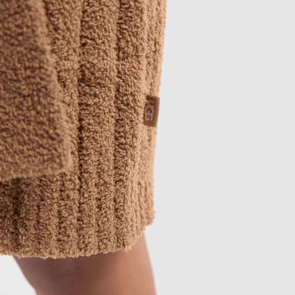 UGG Amari Rib Dressing Gown in Chestnut UGG Amari Rib Dressing Gown 4