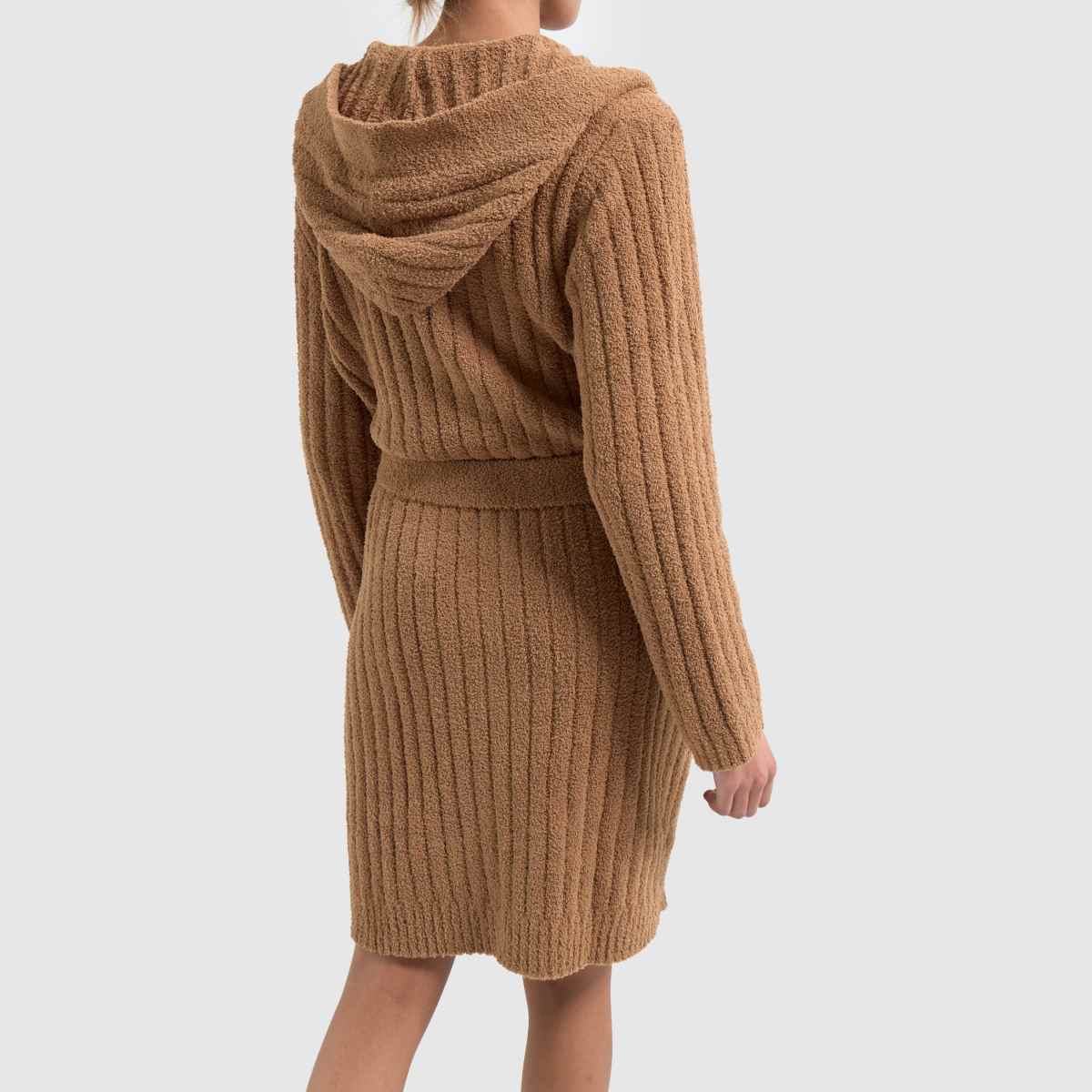 UGG Amari Rib Dressing Gown in Chestnut UGG Amari Rib Dressing Gown 7