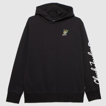 Converse flowers hoodie in black Converse flowers hoodie in black