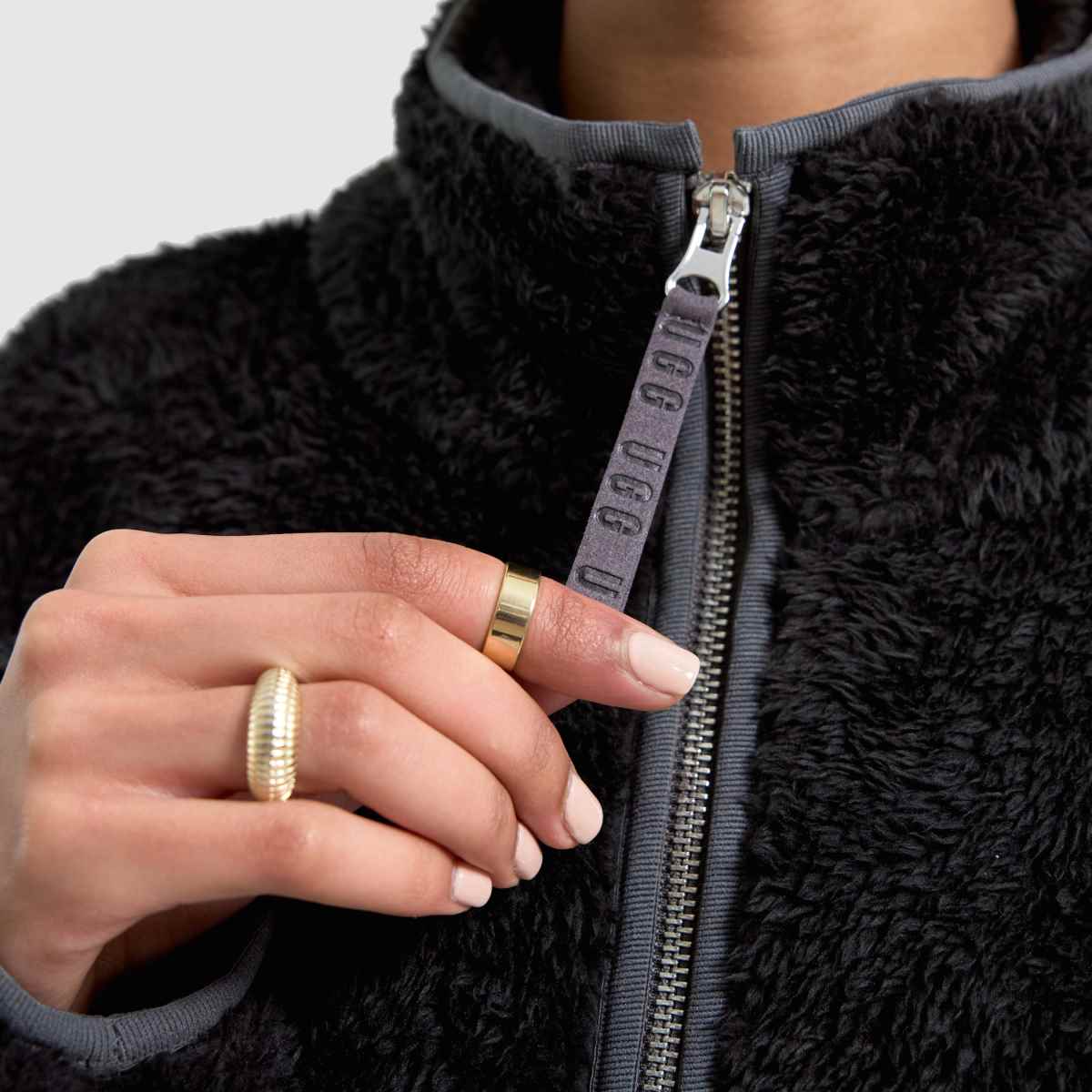 UGG Marlene UGGfluff II Jacket in Black UGG Marlene UGGfluff II Jacket 1