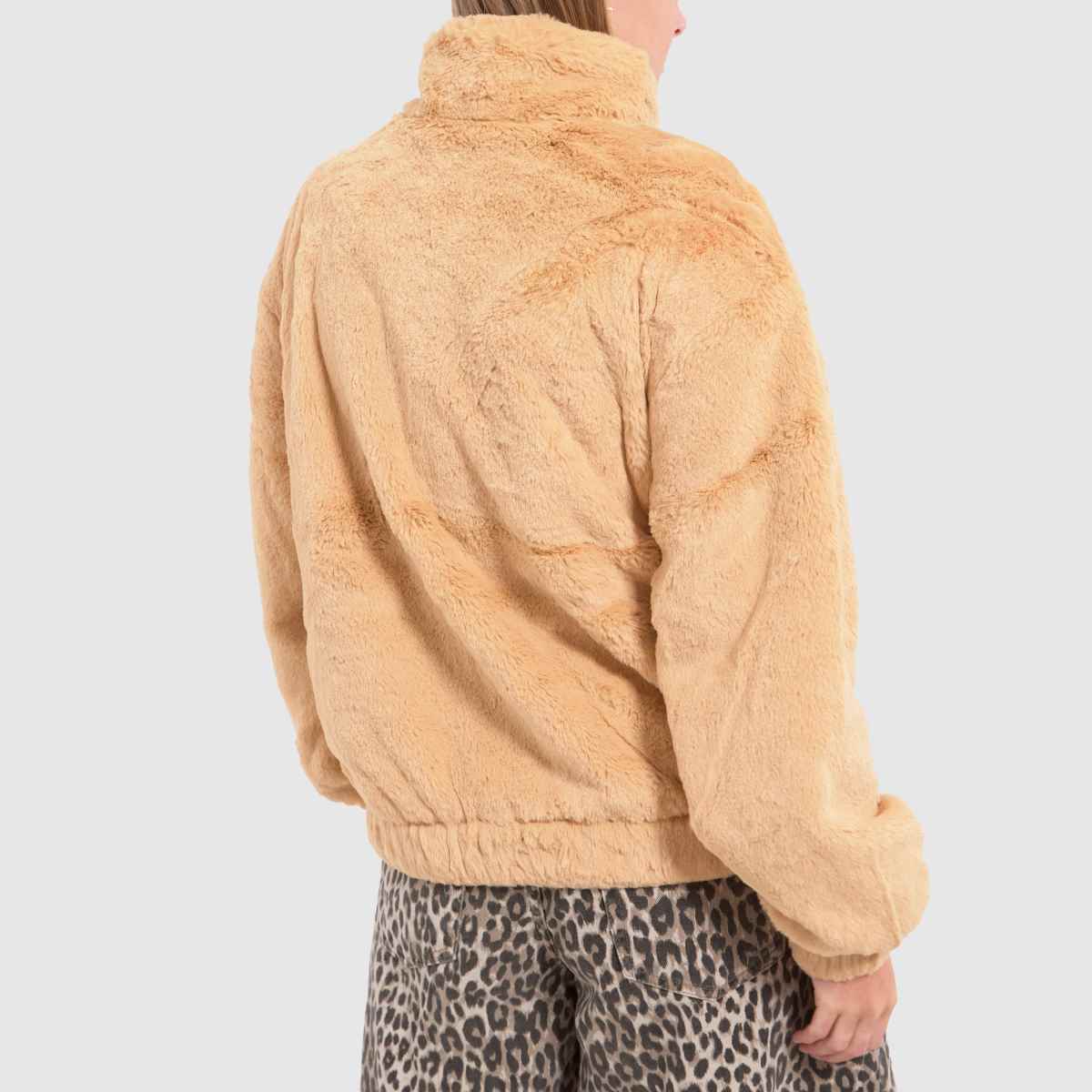 UGG Tasha Faux Fur Jacket in Beige UGG Tasha Faux Fur Jacket 4