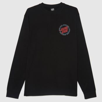Santa Cruz hollow ring dot l/s in black Santa Cruz hollow ring dot l/s in black