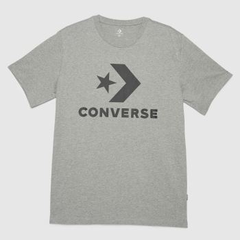 Converse star chevron t-shirt in grey Converse star chevron t-shirt in grey