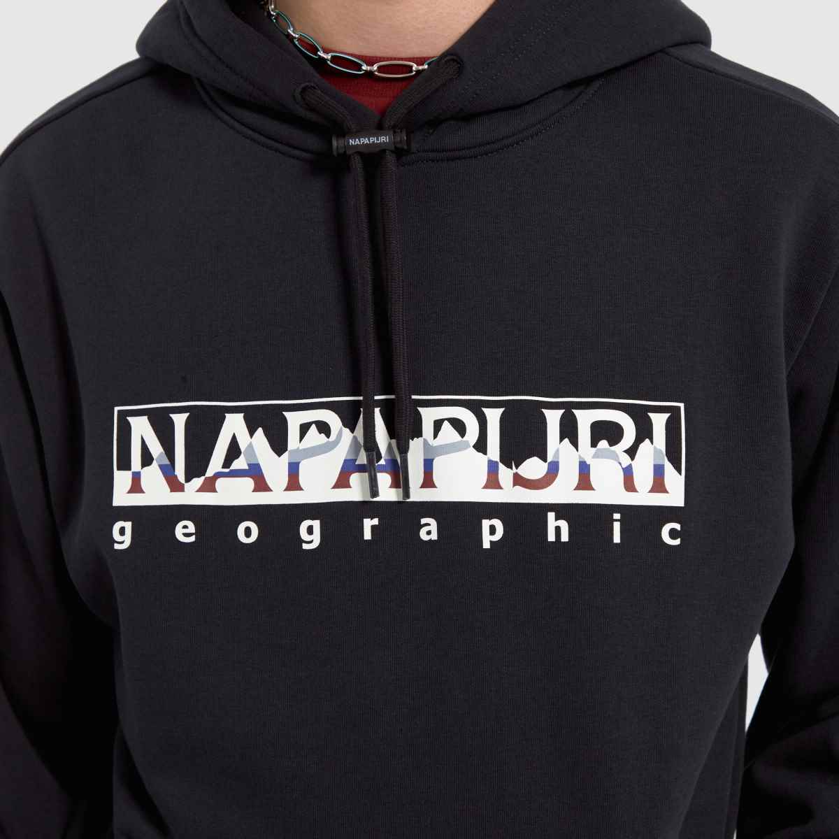 Mens Clothing Black & White NAPAPIJRI Telemark Hoodie | schuh