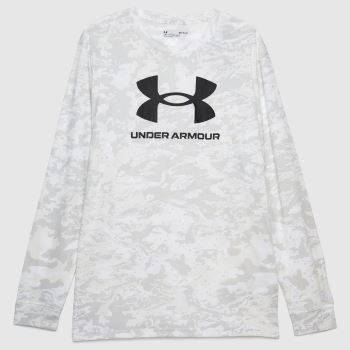 Under Armour abc camo long sleeve in white & black Under Armour abc camo long sleeve in white & black
