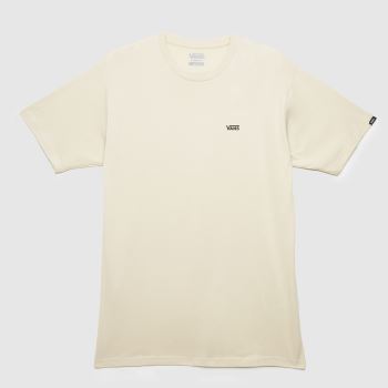 Vans left chest logo t-shirt in stone Vans left chest logo t-shirt in stone
