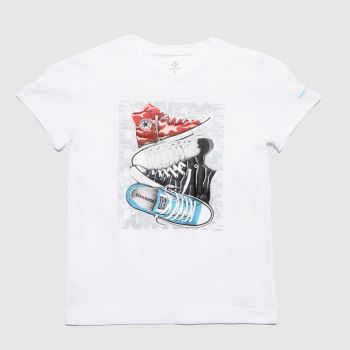 Converse boys chuck t-shirt in white Converse boys chuck t-shirt in white