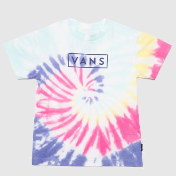 Vans kids tie dye easy box t-shirt in multi Vans kids tie dye easy box t-shirt in multi
