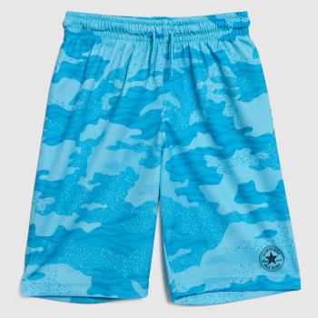 Converse boys chuck mesh shorts in turquoise Converse boys chuck mesh shorts in turquoise