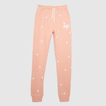 Hype girls leggings polka heart in pale pink Hype girls leggings polka heart in pale pink