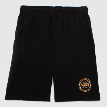 Vans boys otw fleece short in black Vans boys otw fleece short in black