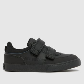 Kickers Black Tovni Scuff Lo Boys Toddler
