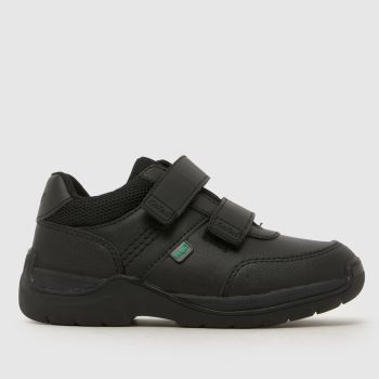 Kickers Black Kick Stomper Twin Boys Toddler