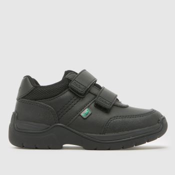 Kickers Black Kick Stomper Twin Boys Toddler