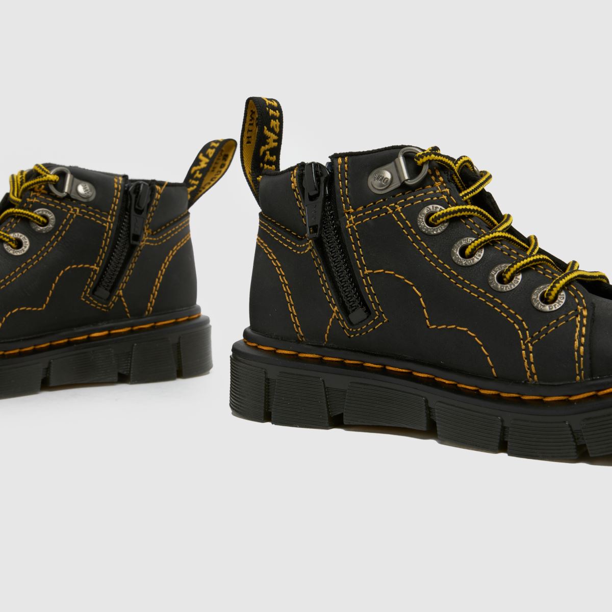 Dr Martens Raffe Church Boys Toddler in Black Dr Martens Raffe Church 4