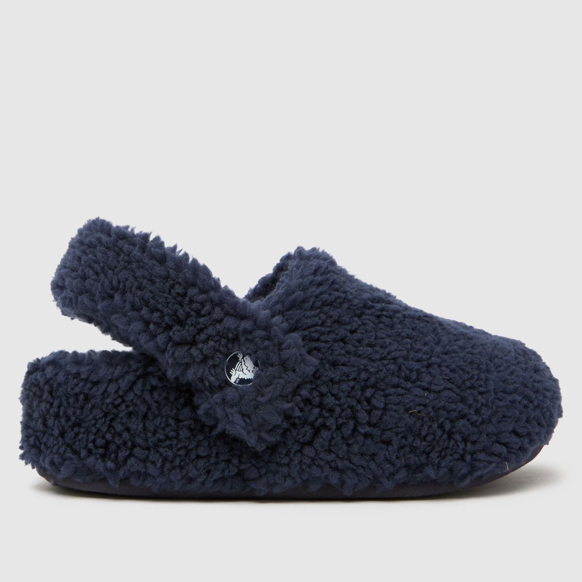 Crocs Navy Classic Cozzzy Boys Junior Slipper